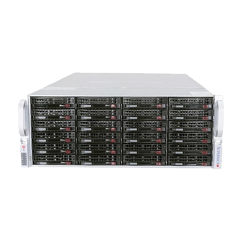 Изображение Сервер Supermicro 6048R 2x Xeon E5-2630v3 64Gb 2133P DDR4 36x noHDD 3.5" RAID AOC-S3008L-H8E , 2*PSU 1280W