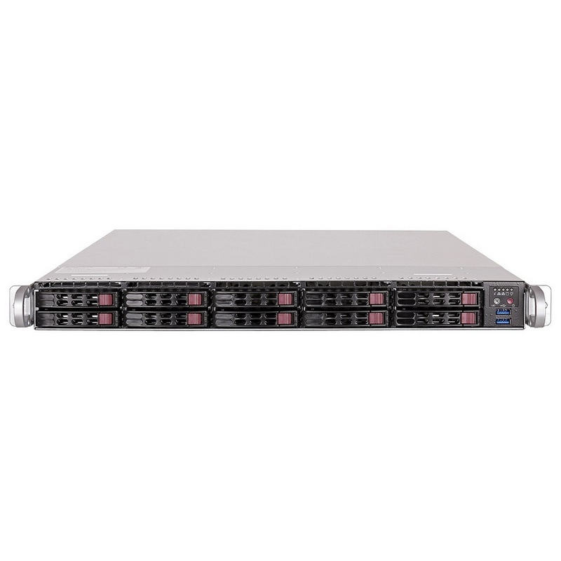 Подробное фото Сервер Supermicro 1018R-WC0R Xeon E5-2640v3 64Gb 2133P DDR4 10x noHDD 2.5" SAS/SATA, C612, 2xPSU 750W