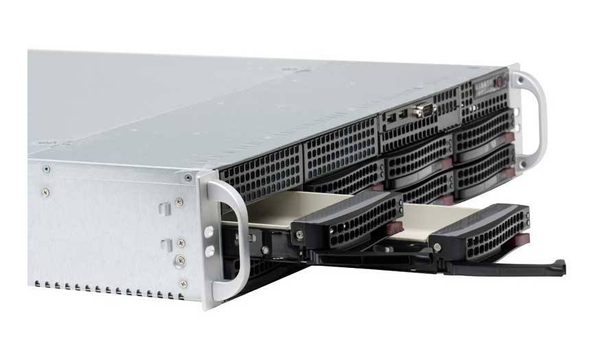 Подробное фото Сервер Supermicro 6027R 2x Xeon E5-2650v2 96Gb 10600R DDR3 8x noHDD 3.5" C206 SATA/SSD SATA, 2xPSU 740W