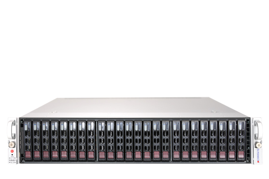 Подробное фото Сервер Supermicro 2029P 2x Xeon Bronze 3104 64Gb DDR4 2666V 26x noHDD 2.5" SAS RAID AOC-S3108L-H8iR, 2*PSU 1200W