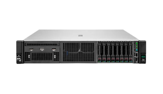 Изображение Сервер HP Proliant DL380 G10 Xeon 2x Silver 4110 128Gb DDR4 2400T 8x 2.5" SATA/SSD RAID S100i SR 2xPSU 500W