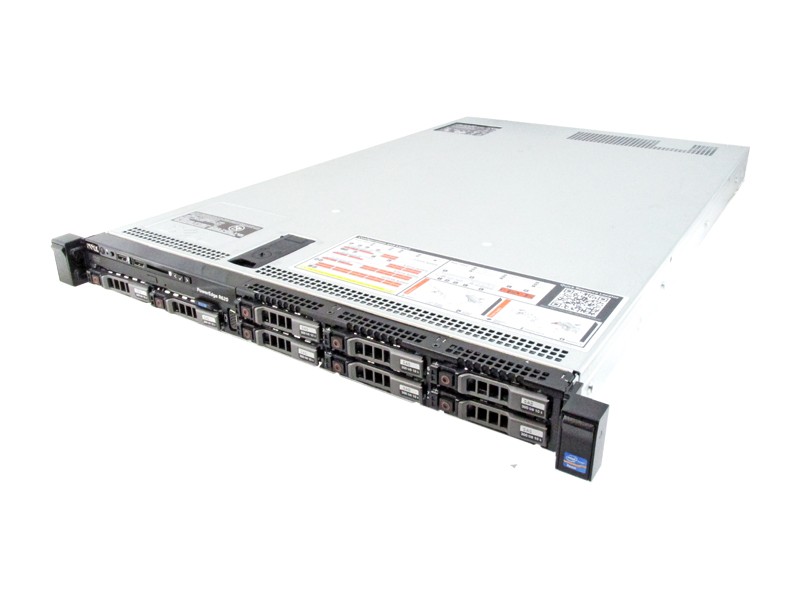 Подробное фото Сервер DELL PowerEdge R620 Xeon 2x E5-2670 64Gb 10600R DDR3 8x noHDD 2.5" SAS Perc H710mini, 512Mb, DVD, 2*PSU 750W