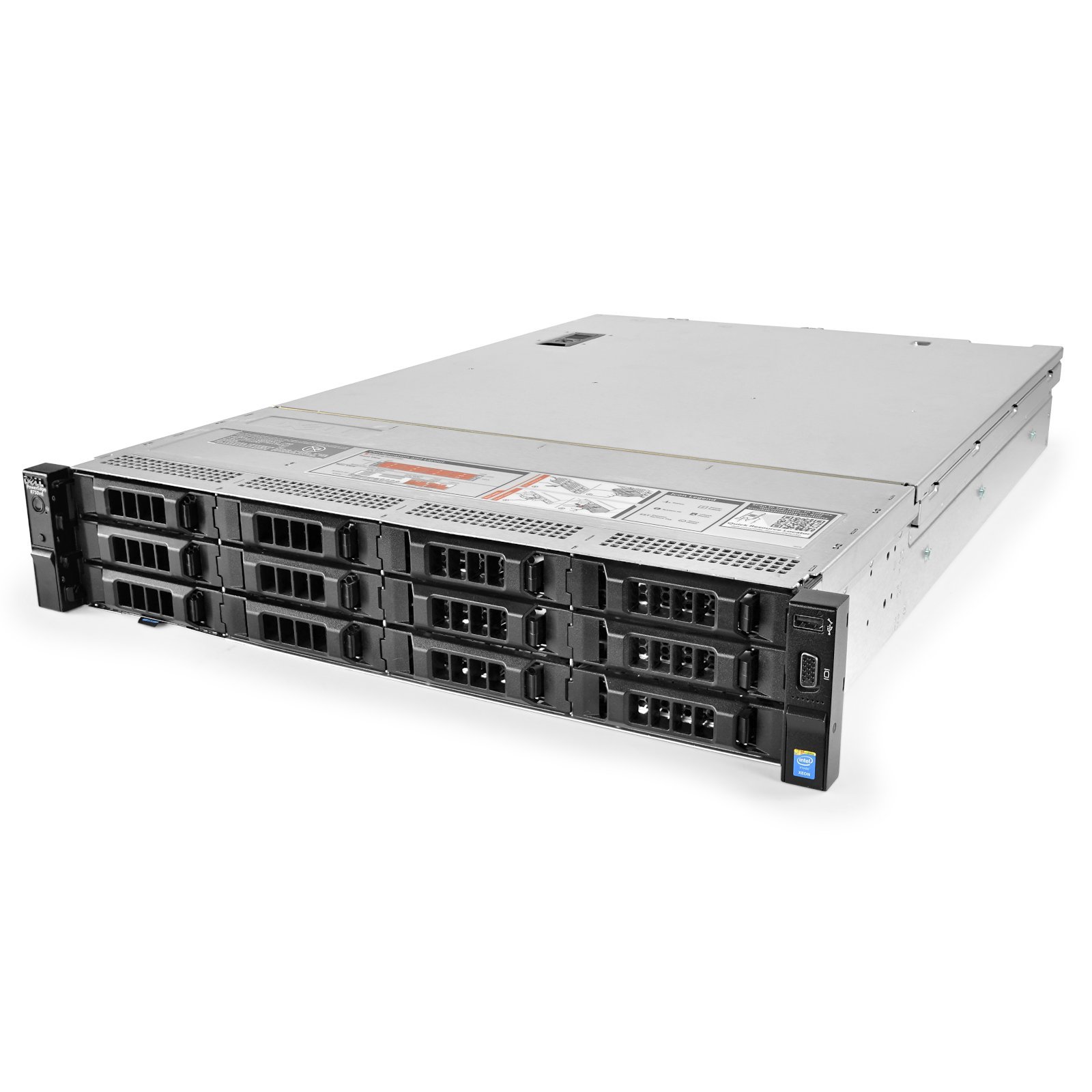 Подробное фото Сервер DELL PowerEdge R730XD 2*Xeon E5-2650v4 128Gb 2133P DDR4 12x noHDD 3.5" SAS RAID Perc H330, 2*PSU 750W