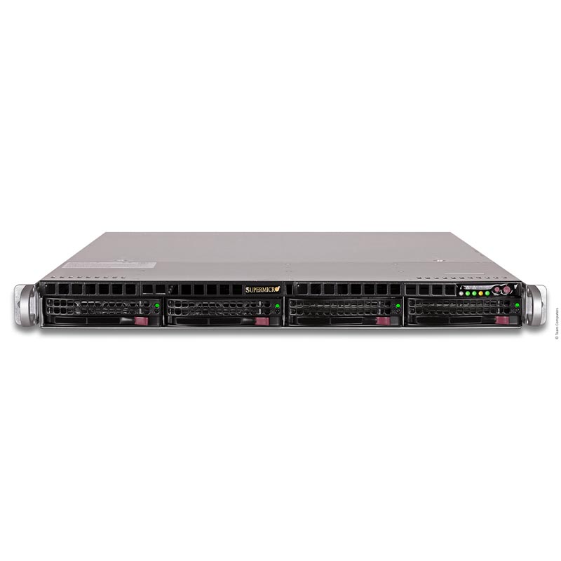 Изображение Сервер Supermicro 6019U Xeon 2x Gold 6134 128Gb 2133P DDR4 4x noHDD 3.5" SATA/NVME , RAID C612 , 2*PSU 750W