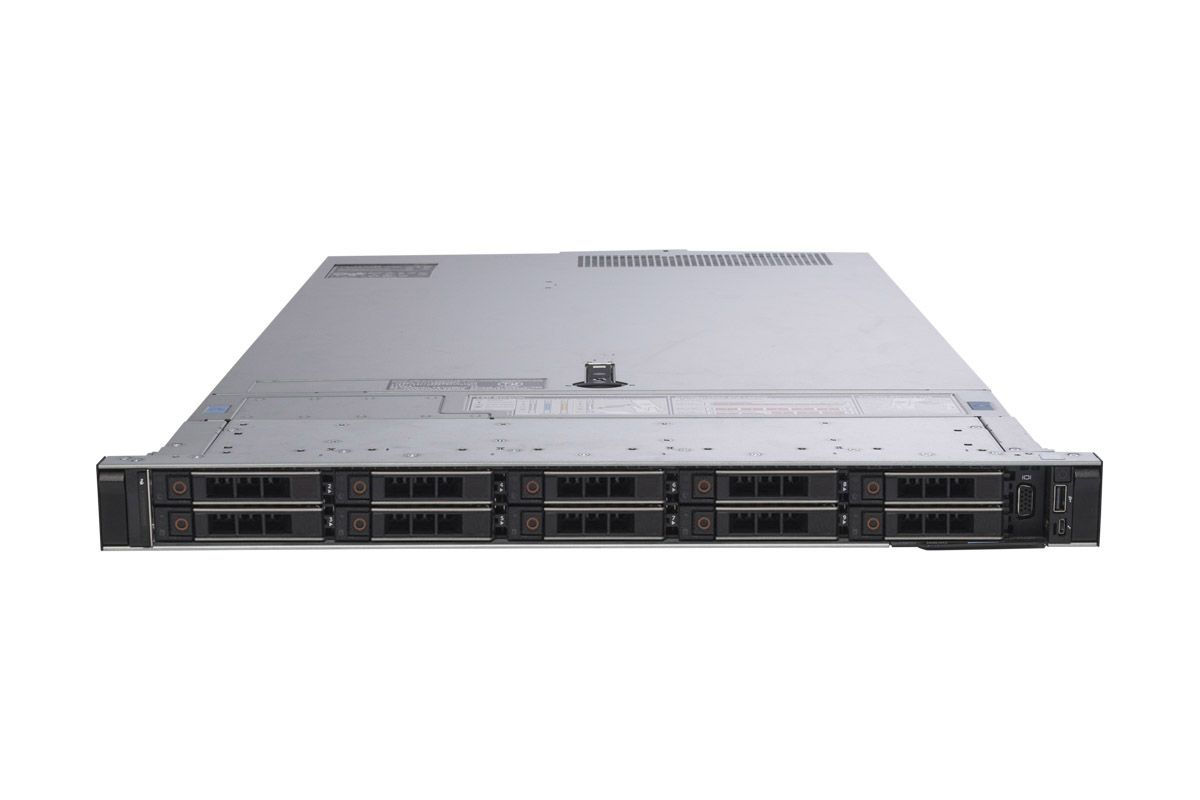 Изображение Сервер DELL PowerEdge R640 Xeon 2x Gold 6234 512Gb 2133P DDR4 10x noHDD 2.5", SAS RAID Perc H730p mini, 2*PSU 750W