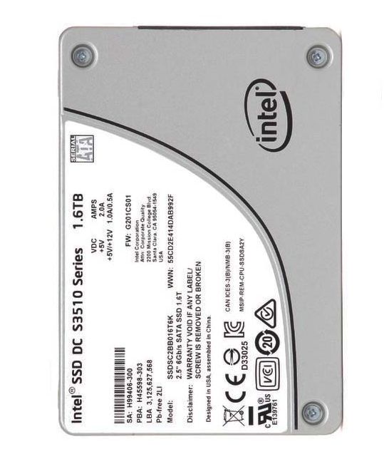 SSD 2,5" INTEL 1.6TB SATA-3 6G DC S3510