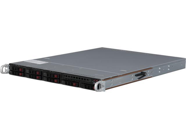 Подробное фото Сервер Supermicro 1027R 2*Xeon  E5-2643v2 64Gb 10600R DDR3 8x noHDD 2.5"  RAID LSI 2208 SAS/SATA/SSD, 2xPSU 500W