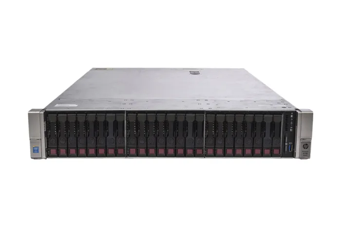 Подробное фото Сервер HP Proliant DL380 G9 Xeon 2x E5-2670v3 192Gb 2133P DDR4 24x+2x noHDD 2.5" SAS RAID P440ar, 2048Mb, 2xPSU 800W