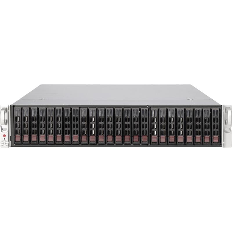 Подробное фото Сервер Supermicro 2027R 2*Xeon  E5-2695v2 192Gb 10600R DDR3 24x noHDD 2.5" SAS/SATA, RAID Adaptec ASR 5405Z, 2xPSU 920W