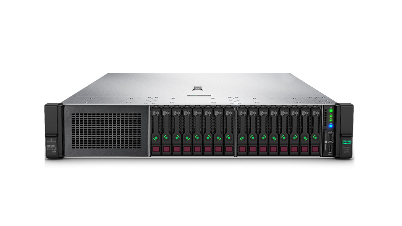 Изображение Сервер HP Proliant DL380 G10 Xeon 2x Platinum 8168 256Gb DDR4 2400T 8x 2.5" SATA/SSD + 8x 2.5" NVME  RAID S100i SR 2xPSU 500W