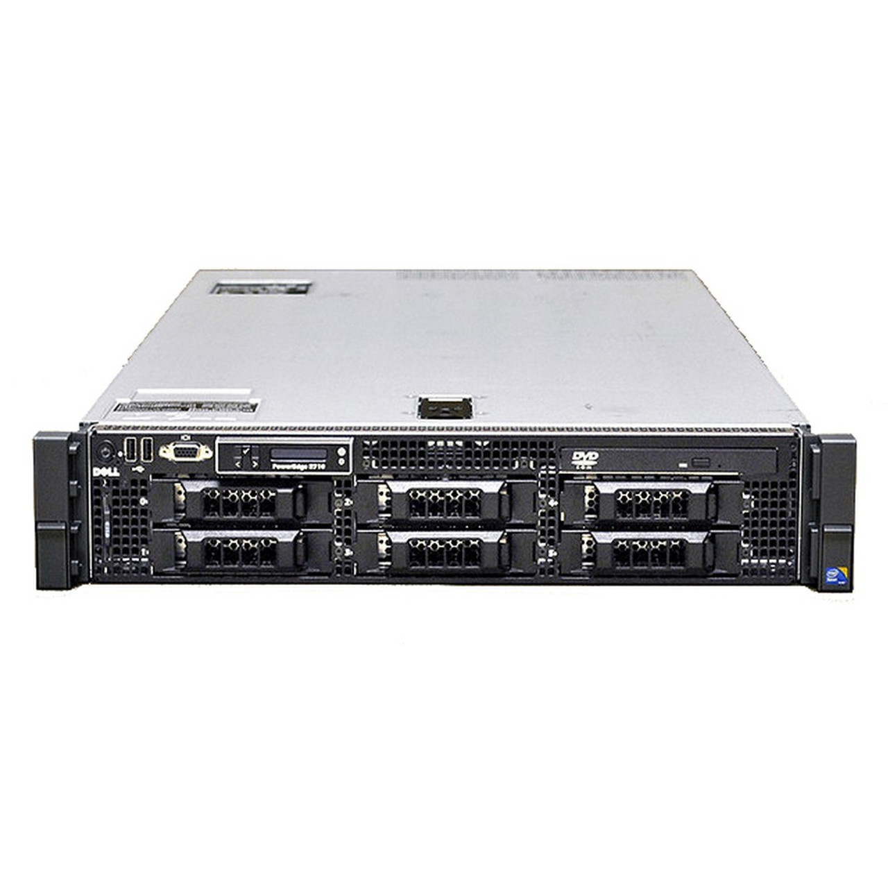 Подробное фото Сервер DELL PowerEdge R710 Xeon 2x E5645 96Gb DDR3R 6x noHDD 3.5" SAS RAID Perc H700 mini, 512Mb, 2*PSU 870W