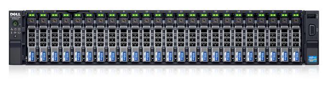 Подробное фото Сервер DELL PowerEdge R730XD 2x Xeon E5-2699v3 128Gb 2133P DDR4 26x noHDD 2.5", SAS RAID Perc H730, 1024Mb, 2*PSU 750W