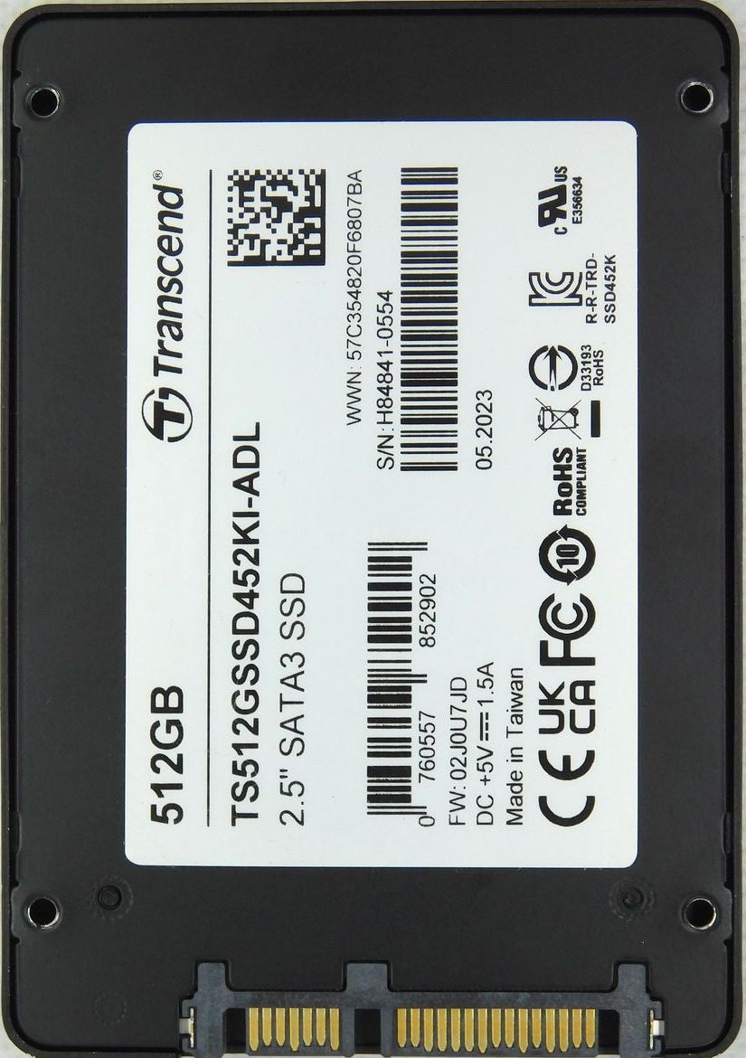 Твердотельный диск SSD 2,5" Transcend  512Gb SATA3   