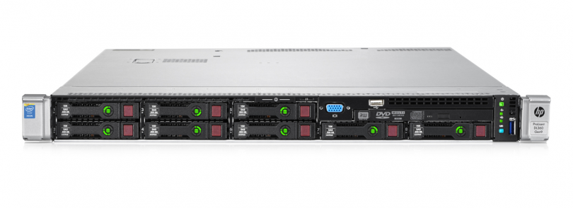 Изображение Сервер HP Proliant DL360 G9 Xeon 2x E5-2699Av4 256Gb 2133P DDR4 8x noHDD 2.5" SAS RAID p440ar, 2048Mb 2xPSU 500W