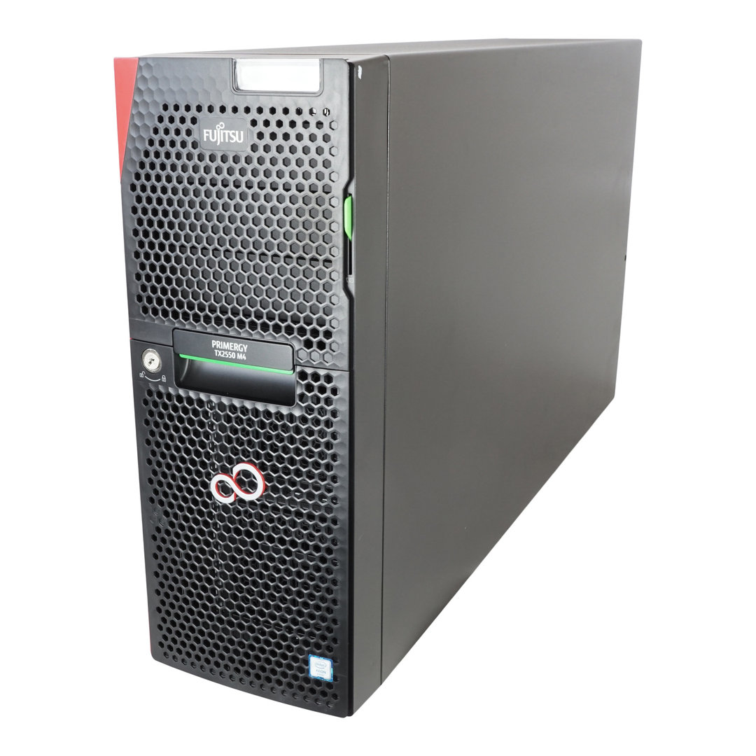 Подробное фото Сервер FUJITSU PRIMERGY TX2550 M4 Xeon 2x Gold 6126 128Gb DDR4 2400T 4x noHDD 3.5"  RAID C624 , DVD, 2x PSU 450W