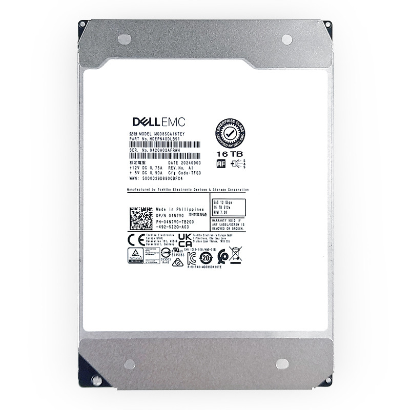 Жесткий диск HDD Toshiba 3.5" 12TB 7.2K SAS 12 Gb Жесткий диск HDD Toshiba 3.5" 12TB 7.2K SAS 12 Gb